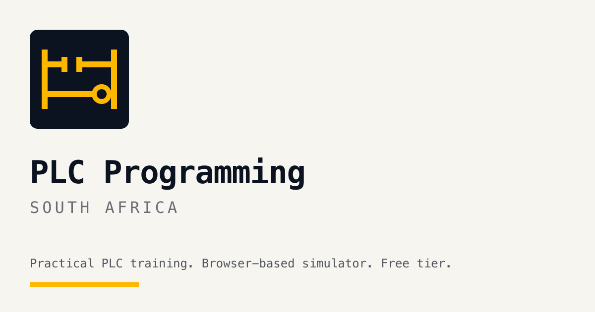 Plc Programming Games PLC programming training with a browser-based simulator — South Africa ...
